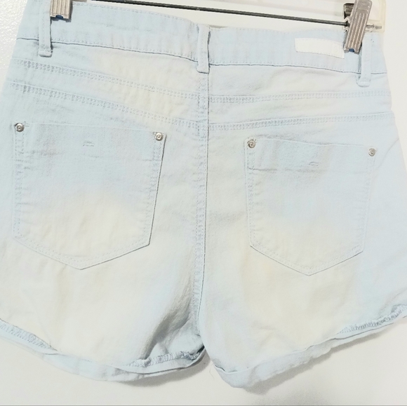 L e i Tatum high-rise denim faded shorts, size 7, color blue - Picture 6 of 6